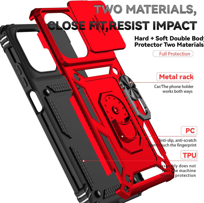 SunStory for Motorola Moto G 2026/2025 Phone Case with Slide Camera Cover