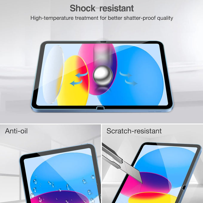 ProCase 2 Pcs Screen Protector for iPad A16 2025 11th 11" /10th 2022 10.9