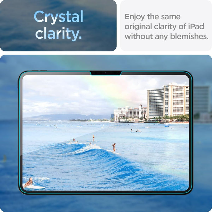 Spigen GlasTR EZ FIT Screen Protector for iPad Pro 11" M4, M5 (2024, 2025)