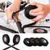 HSTECH Wire Harness Cloth Tape, 3/4-Inch by 50-Foot (4 Rolls), Speaker Wiring Harness Cloth Tape, Black Adhesive Fabric Tape, for Automobile Electrical Wire harnessing Noise Dampening Heat Proof