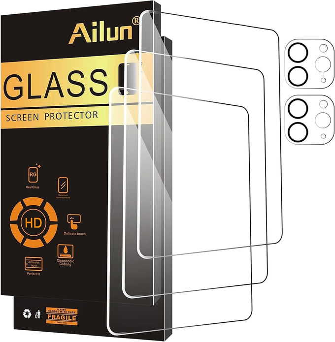 Ailun Screen Protector+Camera Lens Protector for iPad Pro 13 Inch, 2+2 Pack