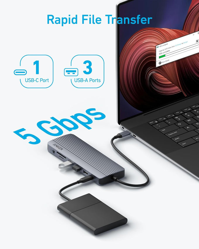 Anker Laptop Docking Station 3 Monitors, 14in1 USBC Hub with Triple Display