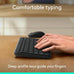 Logitech K250 Compact Wireless Bluetooth Keyboard with Number Pad, Graphite