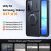 JAME for Samsung Galaxy A17/A16 5G Phone Case with Stand Slide Camera Cover