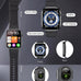 Smart Watch for Women Men, Fitness and Sleep Trackers with 1.83" HD Touchscreen, Bluetooth Calling Smartwatch for Android/iOS, IP67 Waterproof Multi-Sport Modes Pedometer, Jet Black