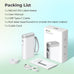 Nelko P21 Label Maker Machine with Tape, Bluetooth Label Printer, White