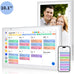 Smart Digital Calendar 10.1 Inch, Electronic Family Calendar Planner with Touchscreen, Shared Chore Chart, Meal Planner, To Do List & Schedule Board, WiFi Digital Family Command Center, Photo Frame