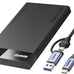 BENFEI 2.5 Inch SATA to USB Tool Free External Hard Drive Enclosure (6Gbps, Optimized for SSD, Support UASP SATA III)