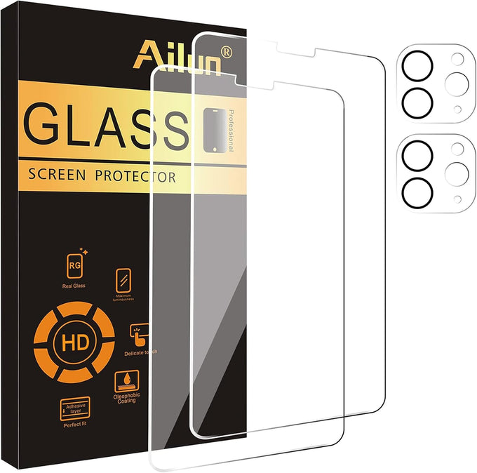 Ailun Screen Protector+Camera Lens Protector for iPad Pro 13 Inch, 2+2 Pack