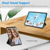 FINTIE Universal Tablet Hand Strap Holder for 7-11" Tablets, Black