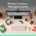 Logitech MK270 Full Size Wireless Keyboard and Mouse Combo - Rose