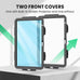 SEYMAC Case for iPad (A16) 11th/10th Generation (11″/10.9″), Black