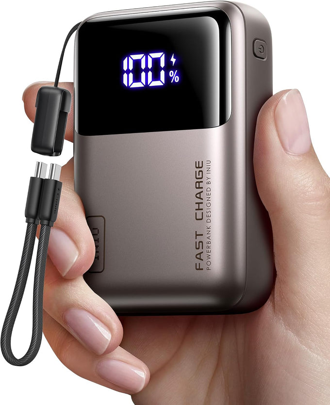INIU Laptop Power Bank, Smallest 20000mAh 65W Fast Charging Battery Pack