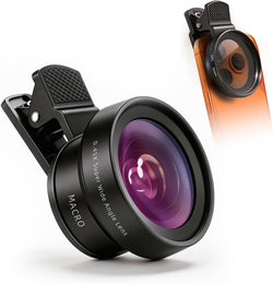 3-in-1 Macro & Wide Angle Lens for iPhone with CPL Filter