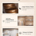 EZVALO Under Cabinet Lighting with Charging Station, Motion Sensor Lights