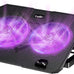 KeiBn Laptop Cooling Pad, Gaming Laptop Cooler 2 Fans for 10-15.6 Inch Laptops, 5 Height Stands, 2 USB Ports (S039)