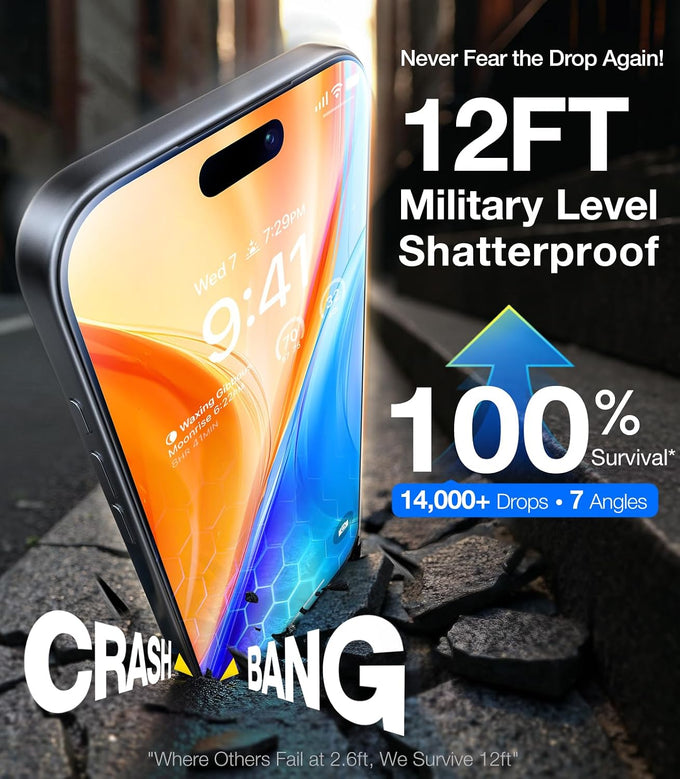 UltraGlass TOP 9H+ Armor for iPhone 16 Pro Max Screen Protector, 2 Pack
