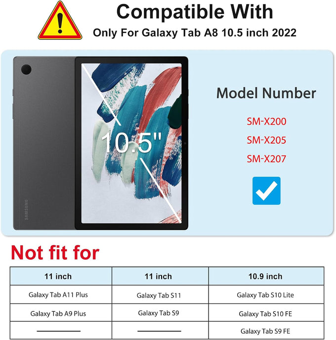 SPARIN 3 Pack Screen Protector for Samsung Galaxy Tab A8 10.5 Inch 2022