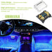 Car Audio Digital LED Voltage Display, ANL Fuse Holder Distribution Block 1 in 2 Out, with 2 Fuses and 2 Hexagon Wrench, Suitable for Car and Yacht Audio
