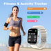 Choiknbo Smart Fitness Tracker Watch with Heart Rate Monitor, Activity Tracker with Pedometer, Sleep Monitor, Calories & Step Counter, Waterproof Smart Watch for Women Men Fitness Watch for Sports
