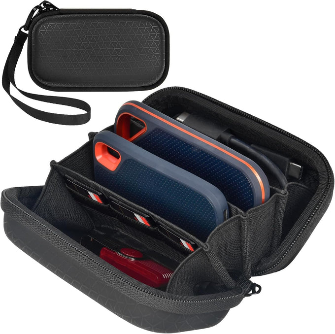 Portable SSD Case for SanDisk Extreme Pro, for Samsung T7/T9, 4 SSD Slots