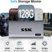 SSK 128GB Portable SSD External Hard Drive Solid State Drive up to 550MB/s