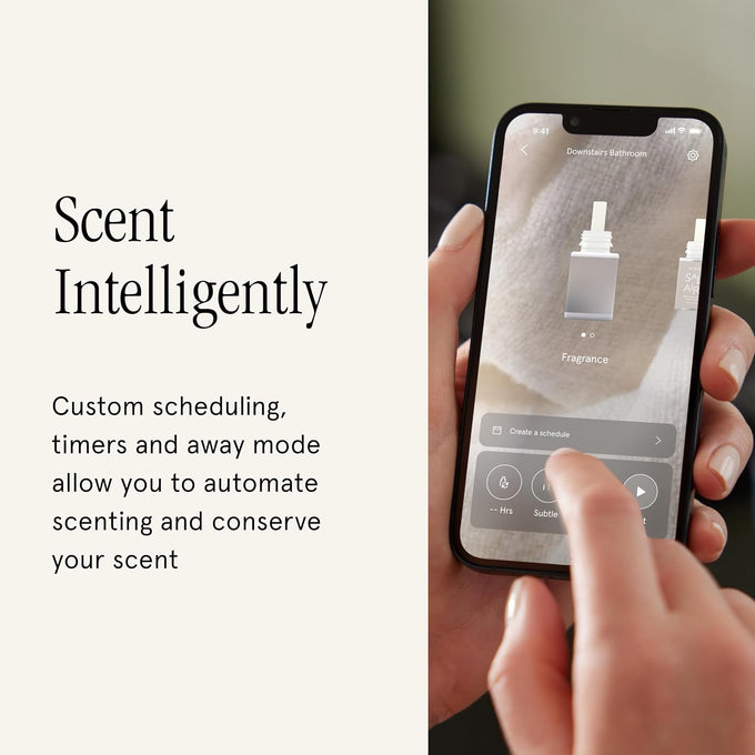Pura Plus Smart Home Fragrance Diffuser for Large Spaces, White