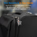 Forge TSA Approved Luggage Locks, Open Alert Cable Lock, Black, 2 Pack