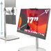 COOPER TabStand 20" Tall iPad Stand for Desk, Portable Monitor Stand Holder