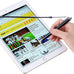 Stylus Pens, CCIVV 4 Pcs 5.6 Inches Mesh Tip Stylus for Touch Screens, iPad, iPhone, Kindle Fire, 4 Extra Replaceable Hybrid Fiber Tips (White, Black, Silver, Blue)