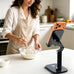 OCYCLONE Phone Stand for Desk, Foldable Cell Phone Stand Holder, Black