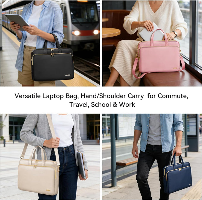 Laptop Bag Case for Women Men Messenger Briefcase Bag, 15.6 16 Inch