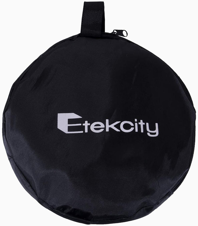 Etekcity 24" (60cm) 5-in-1 Photography Reflector, Multi-Disc Light Reflectors for Photography, Collapsible with Bag - Translucent, Silver, Gold, White and Black