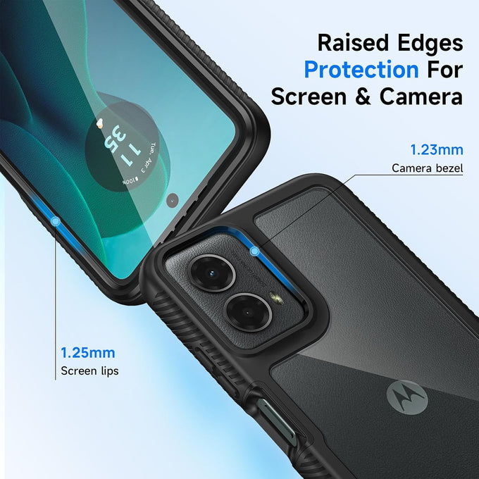 seacosmo Designed for Motorola Moto G 5G 2024 Phone Case Black