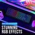 KLIM Chroma Wired Gaming Keyboard, US QWERTY Layout, Chromatic RGB Lighting