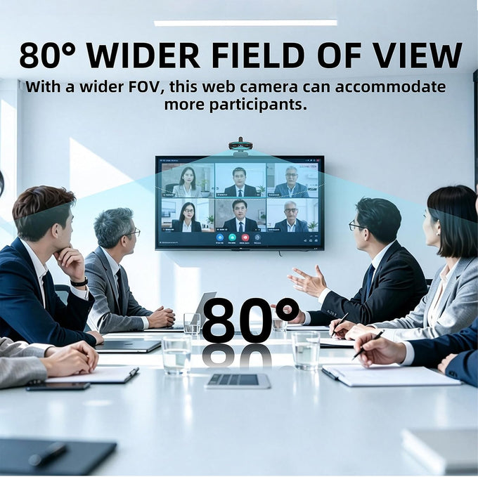 1080P HD Webcam with Microphone, USB Computer Camera for Laptop PC Desktop