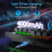 TECKNET Wireless Gaming Keyboard, 4000mAh Rechargeable Keyboard
