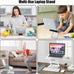 Adjustable Laptop Stand with Cooling Fan, Aluminium Alloy Multi-Angle Computer Holder for Desk, Portable Notebook Metal Mount Compatible with MacBook, Air, Pro, Dell, Alienware All Laptops 11"-17.3"