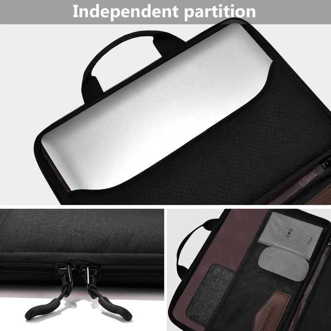 Hseok Laptop Sleeve 13-14 Inch Case TSA Computer Briefcase,B04K01