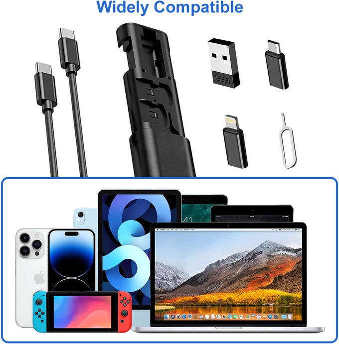 Multi USB Charging Adapter Cable Kit, USB C to Ligh-ting Adapter Box