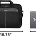 Targus 15-16 Inch Slim Lightweight Laptop Briefcase, Black - Messenger and Shoulder Bag with Padded Compartment and Trolley Strap for 16" Laptops (TCT027US)