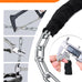 Sportneer Bike Lock: 5 Digit Combination High Security Anti Theft Bike Chain Lock - 3.2/3.6/4ft Heavy Duty Keyless Bicycle Lock for Bike, Motorcycle, Scooter, Door & Gate - 4/6mm Thick, Easy to Use