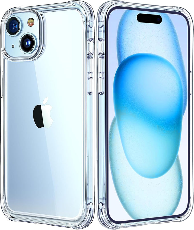 Mkeke for iPhone 18 Pro Case Clear [Not-Yellowing]