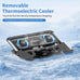 Laptop Cooling Pad with Detachable Fan & Cooler Cooling Laptop Stand Black