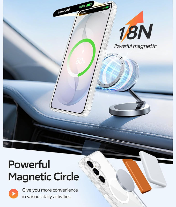 FNTCASE for Samsung Galaxy S26 Case, Fit for Magsafe, with Screen Protector