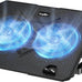 KeiBn Laptop Cooling Pad, Gaming Laptop Cooler 2 Fans for 10-15.6 Inch Laptops, 5 Height Stands, 2 USB Ports (S039)