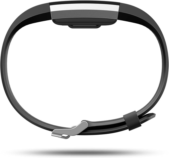Fitbit Charge 2 Heart Rate + Fitness Wristband, Black, Large (US Version), 1 Count