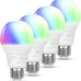 Amazon Basics Smart A19 LED Light Bulb, Color Changing, 9W (60W Equivalent), 800LM, Works with Alexa Only, WiFi 2.4 GHz, No Hub Required, Mood Lighting, Energy Efficient, 1-Pack