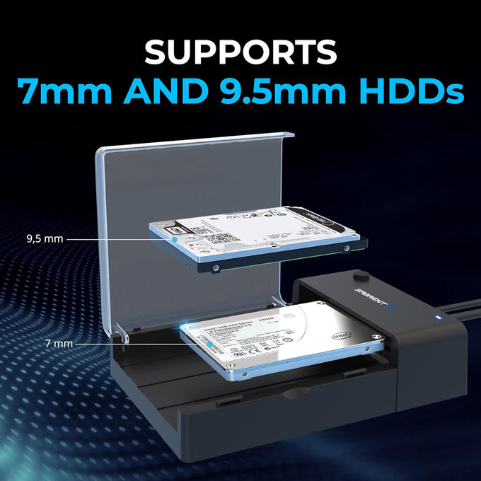 SABRENT USB 3.0 to SATA Hard Drive Docking Station, 2.5/3.5in (EC-DFLT)