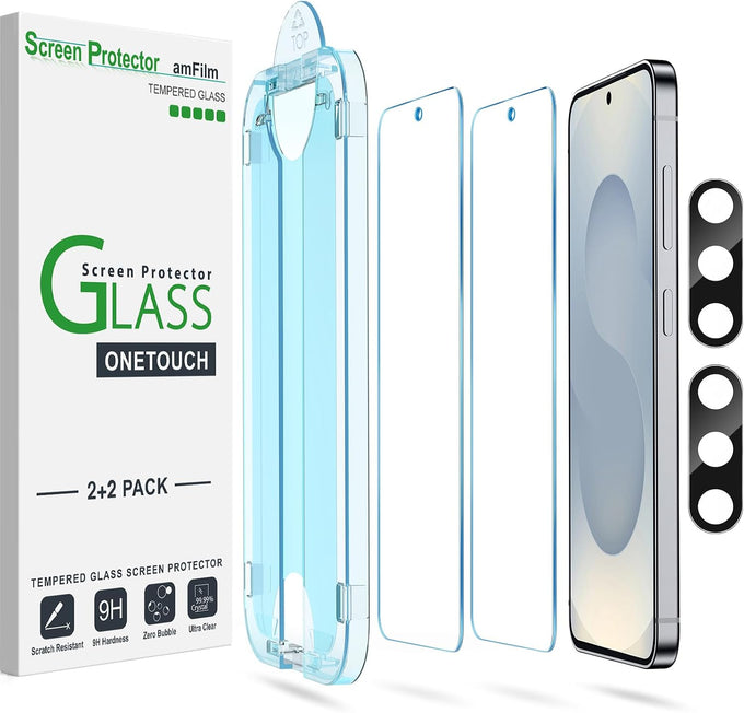 amFilm OneTouch for Samsung Galaxy S23+ Plus Screen Protector TemperedGlass